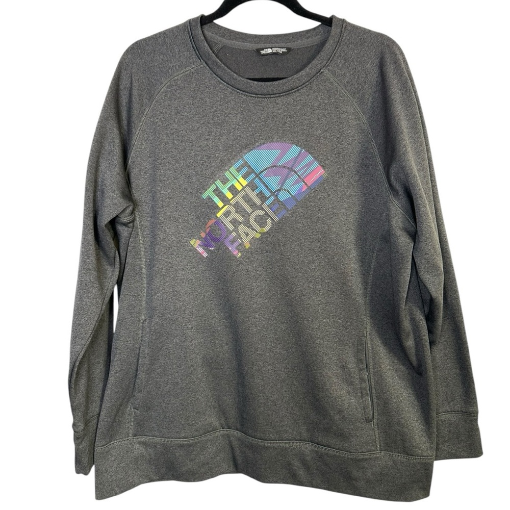 The North Face Gray Crew Neck Sweatshirt Size XXL Womens new without tags